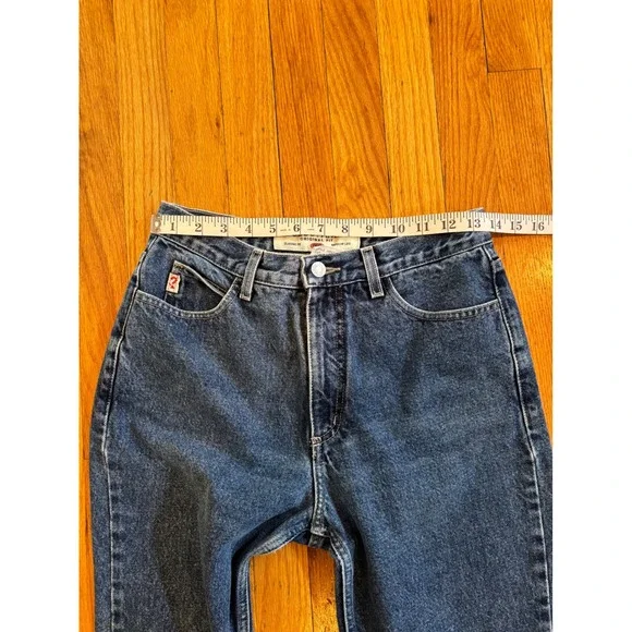 Guess Jeans Original Fit Vintage Classic High Waist Dark Wash Size 29 - Picture 6 of 7